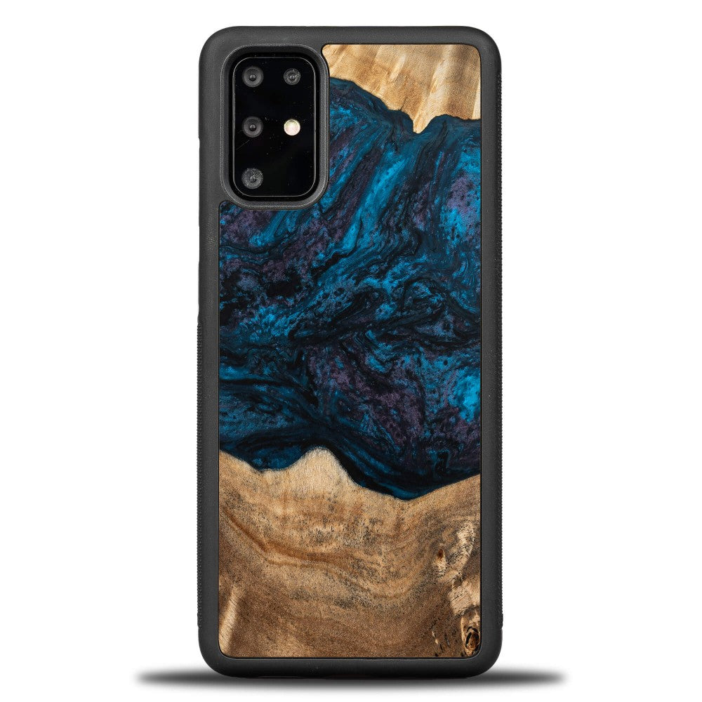 Holzhülle für Galaxy S20 Plus, Bewood Unique Planets Neptun