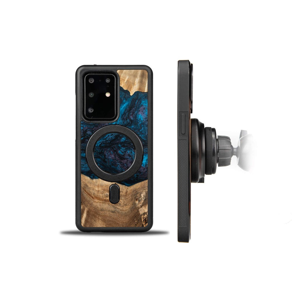 Holzhülle für Galaxy S20 Ultra, Bewood Unique Planets Neptun