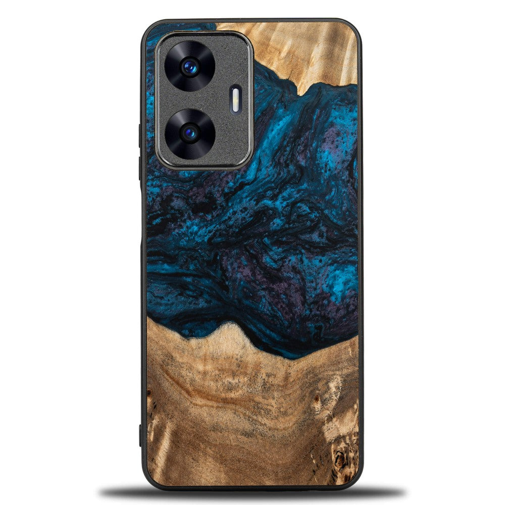 Holzhülle für Realme C55, Bewood Unique Planets Neptun