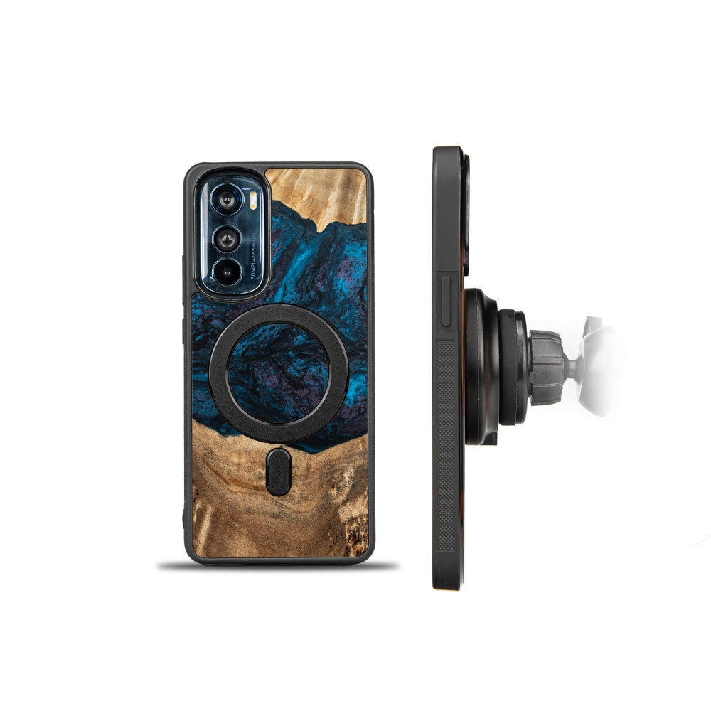 Holzhülle für Motorola Edge 30, Bewood Unique Planets Neptun