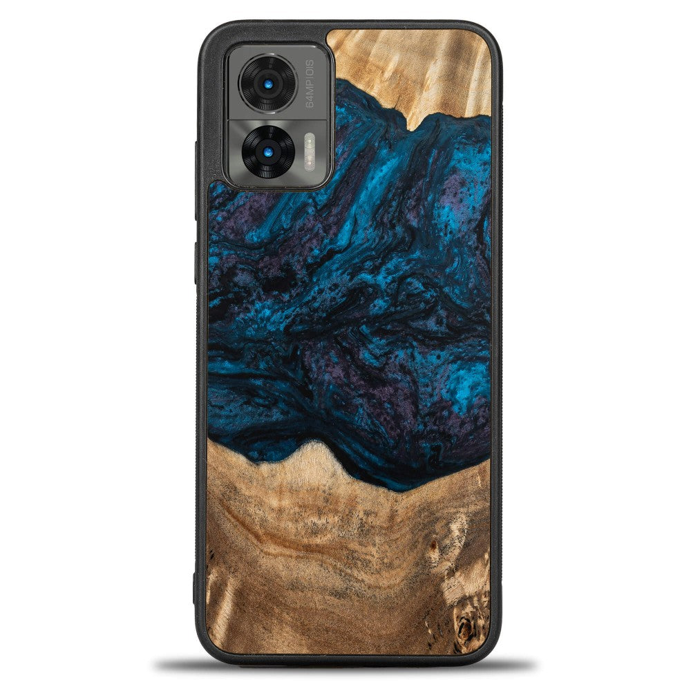 Holzhülle für Motorola Edge 30 Neo, Bewood Unique Planets Neptun