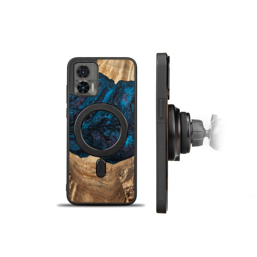 Holzhülle für Motorola Edge 30 Neo, Bewood Unique Planets Neptun