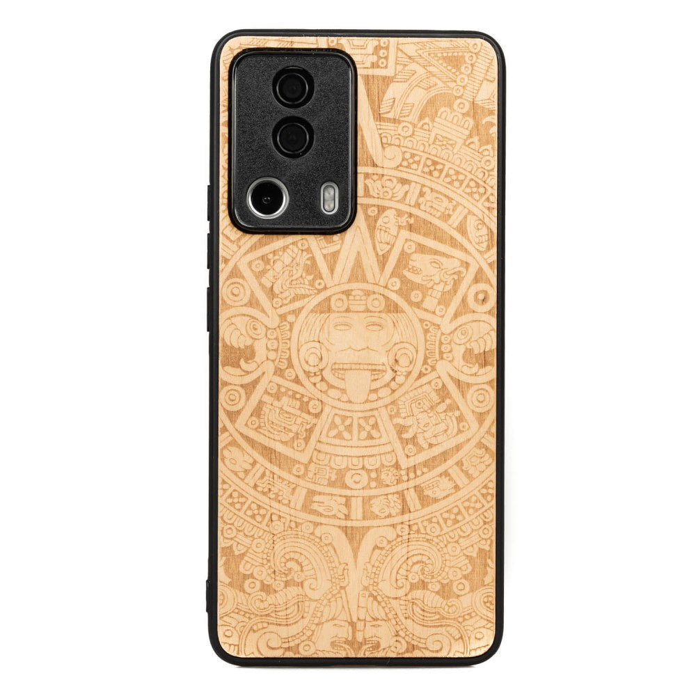 Holzhülle für Xiaomi 13 Lite, Bewood Aniegre Aztekischer Kalender