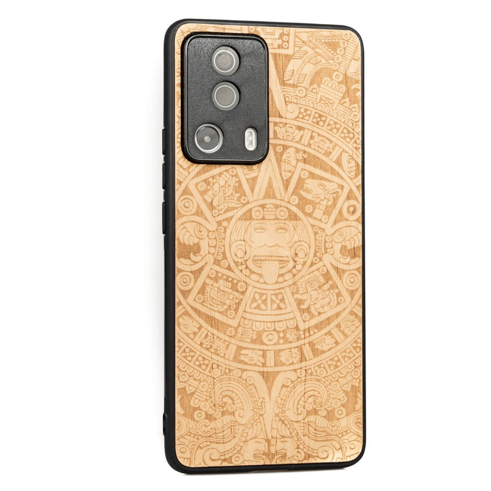 Holzhülle für Xiaomi 13 Lite, Bewood Aniegre Aztekischer Kalender