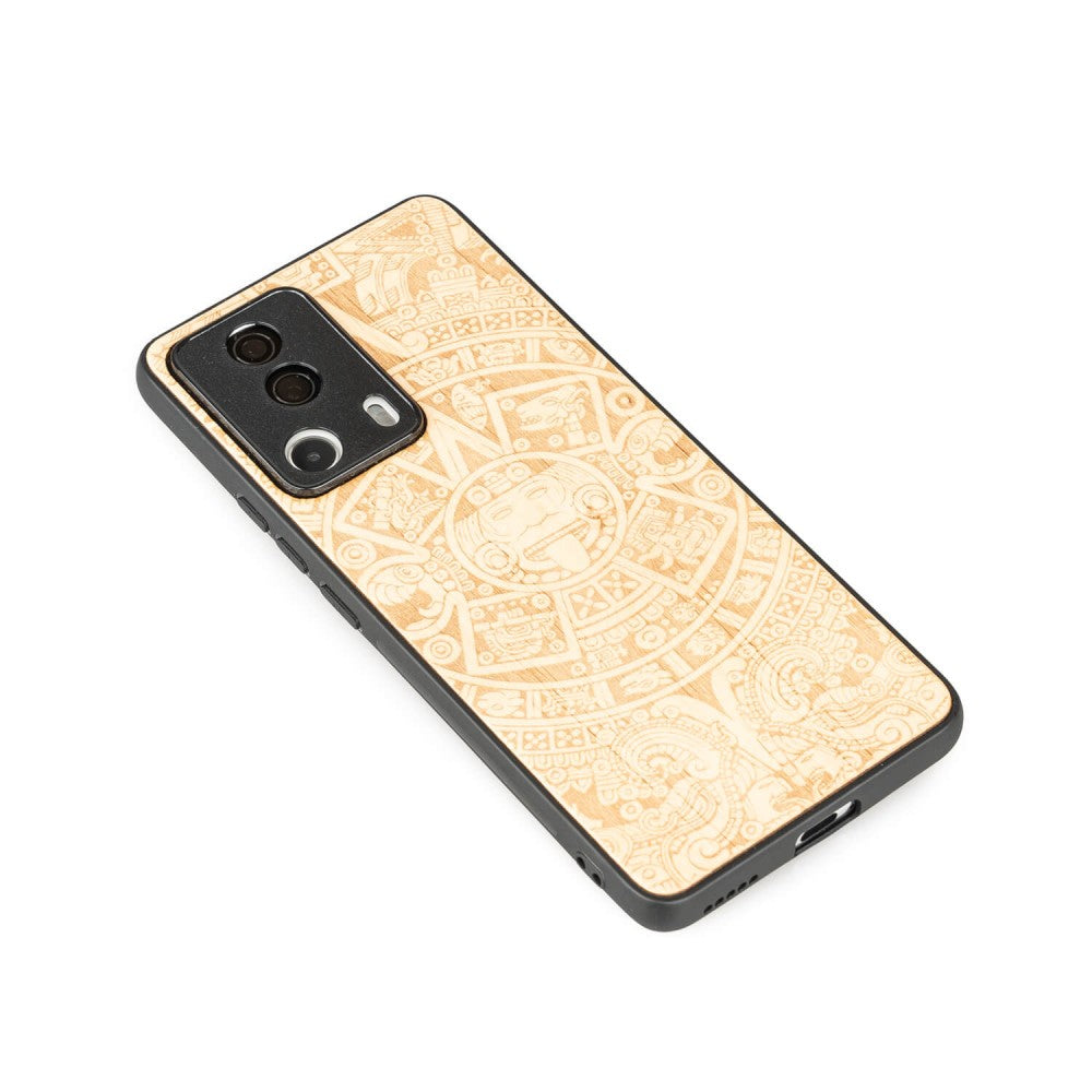 Holzhülle für Xiaomi 13 Lite, Bewood Aniegre Aztekischer Kalender