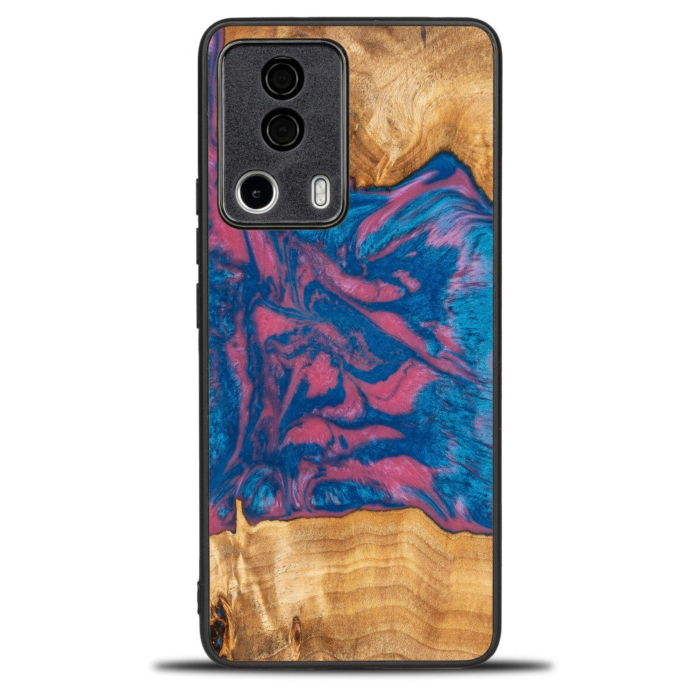 Holzhülle für Xiaomi 13 Lite, Bewood Unique Neons Vegas