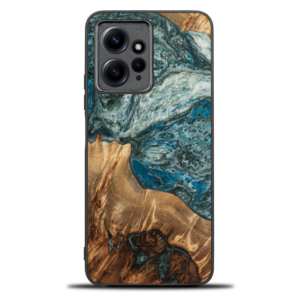 Holzhülle für Xiaomi Redmi Note 12 4G, Bewood Unique Planets Erde