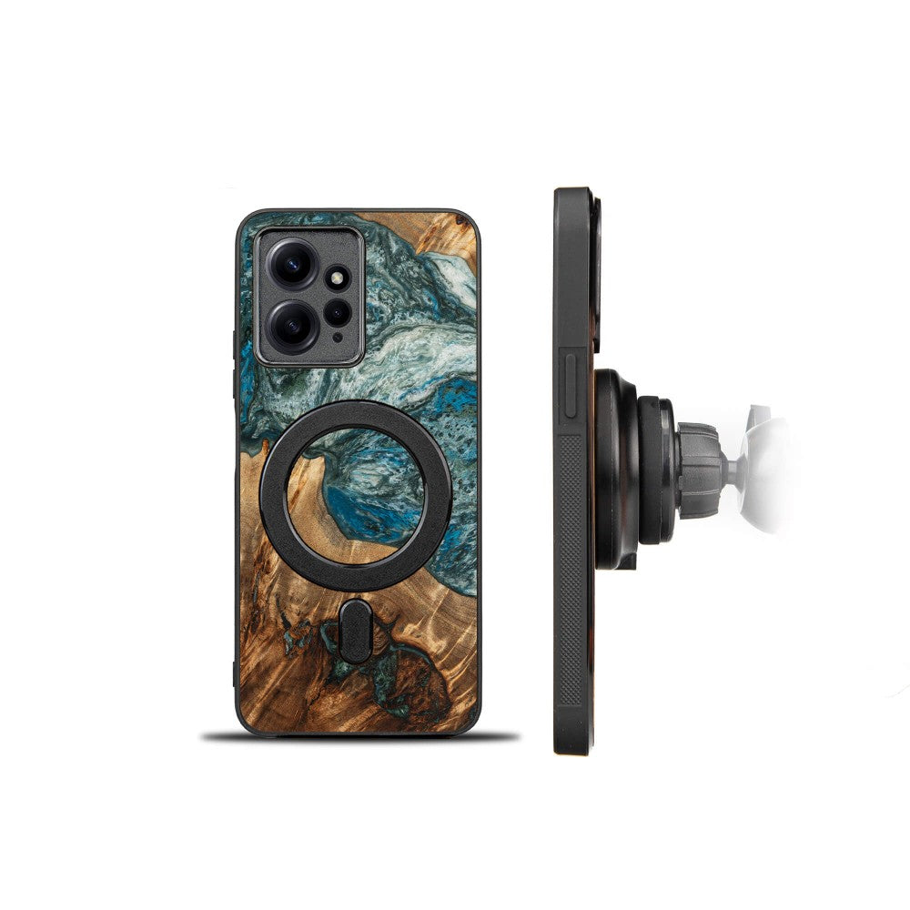 Holzhülle für Xiaomi Redmi Note 12 4G, Bewood Unique Planets Erde