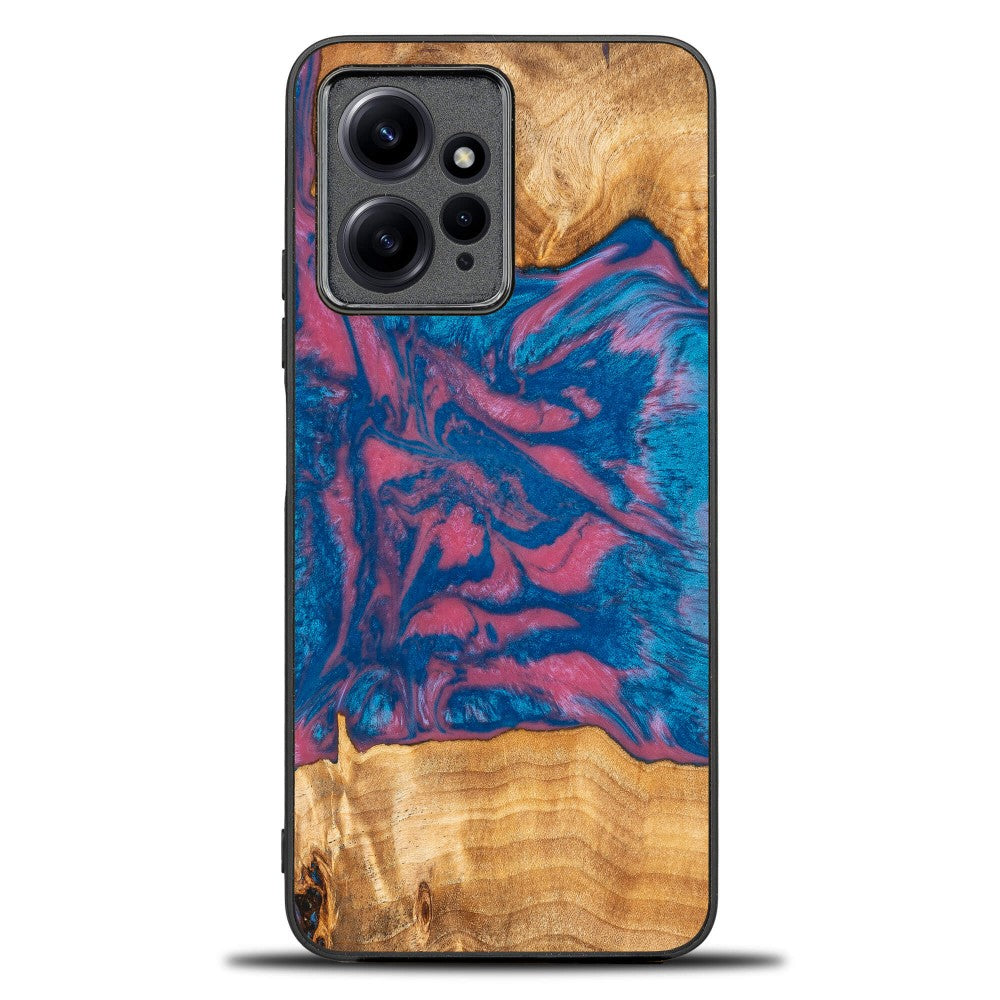 Holzhülle für Xiaomi Redmi Note 12 4G, Bewood Unique Neons Vegas