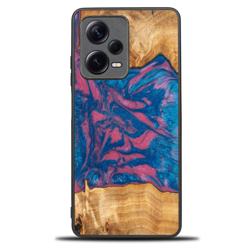 Holzhülle für Xiaomi Redmi Note 12 Pro 5G, Bewood Unique Neons Vegas