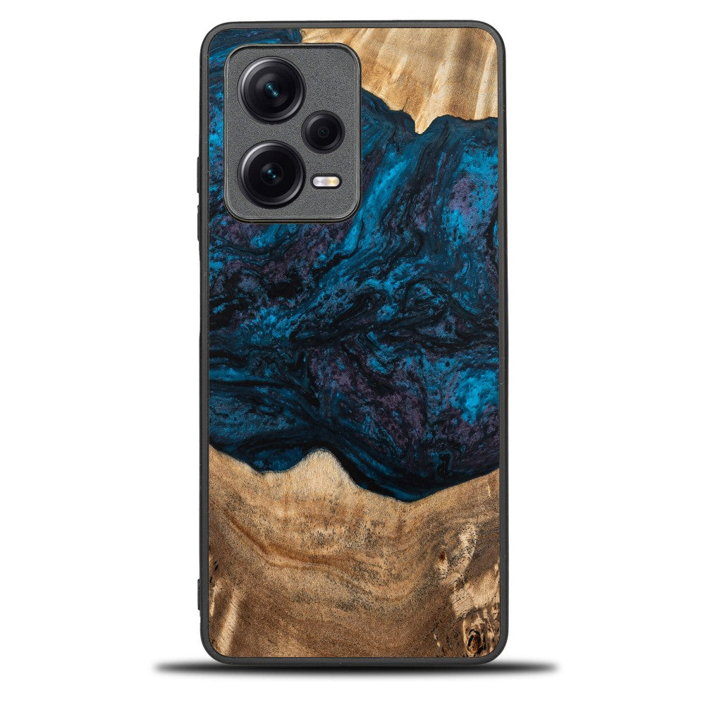 Holzhülle für Xiaomi Redmi Note 12 Pro+ 5G, Bewood Unique Planets Neptun