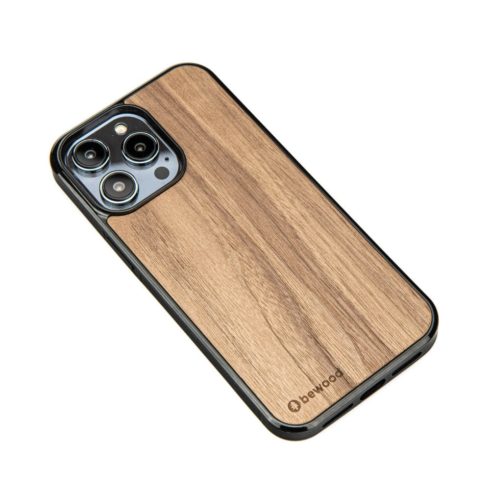 Holzhülle für iPhone 15 Pro Max, Bewood Amerikanischer Nussbaum