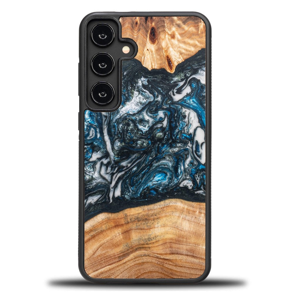 Holzhülle für Galaxy S24 Plus, Bewood Unique Planets Erde