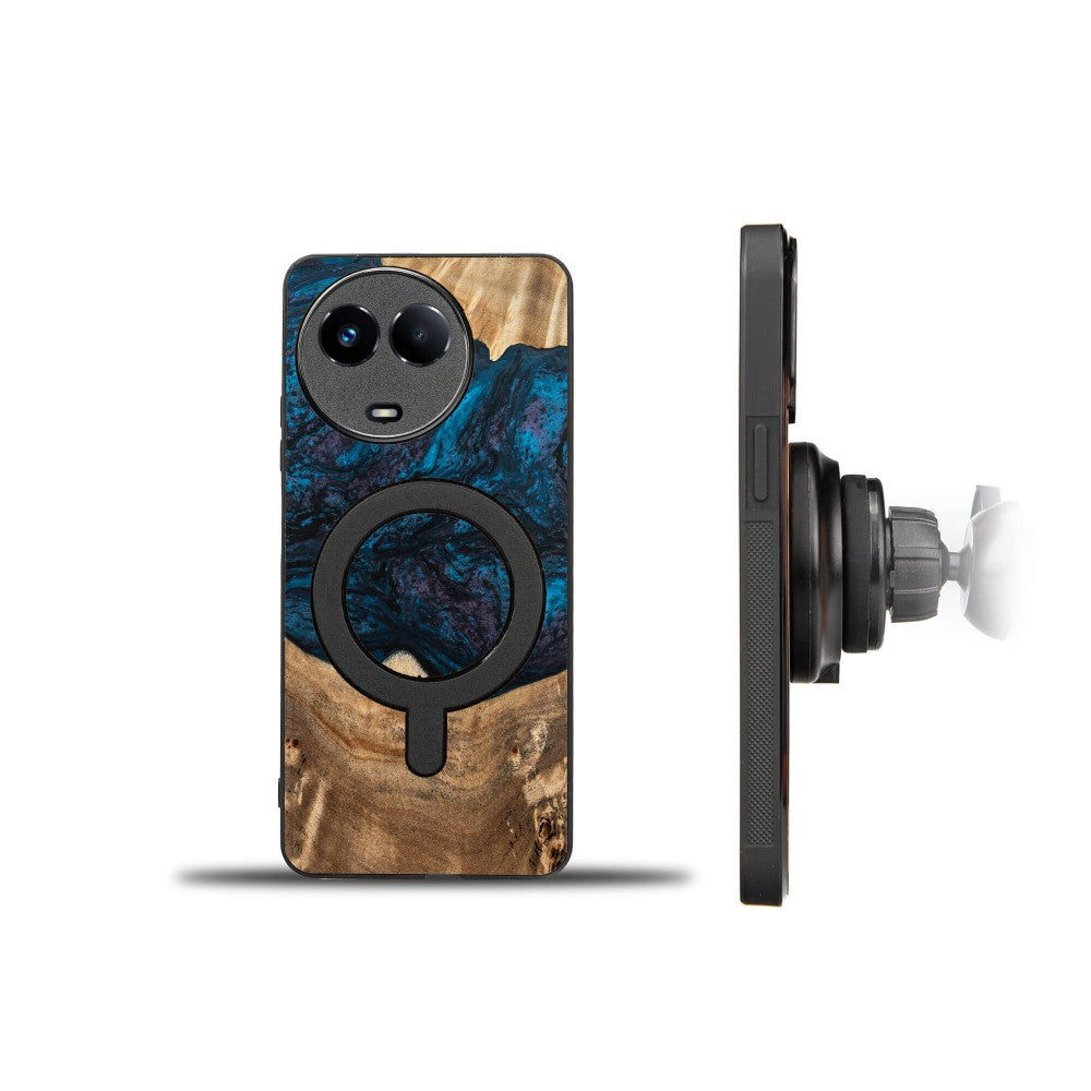 Holzhülle für Realme 11 5G, Bewood Unique Planets Neptun