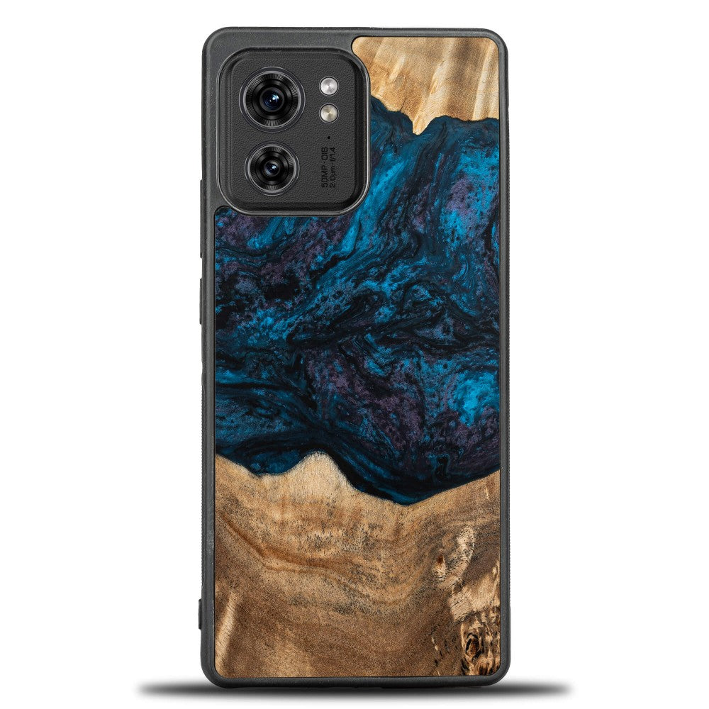 Holzhülle für Motorola Edge 40, Bewood Unique Planets Neptun