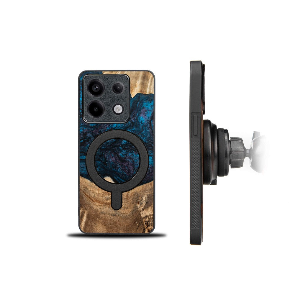 Holzhülle für Xiaomi Redmi Note 13 5G, Bewood Unique Planets Neptun