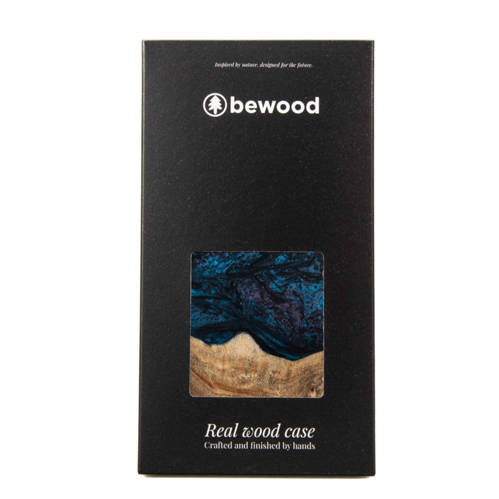 Holzhülle für Xiaomi Redmi Note 13 5G, Bewood Unique Planets Neptun