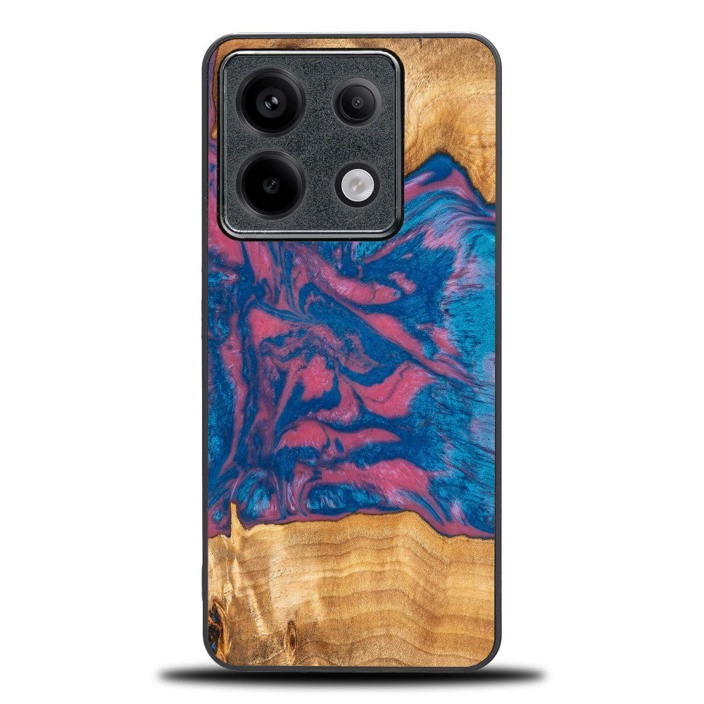 Holzhülle für Xiaomi Redmi Note 13 5G, Bewood Unique Neons Vegas