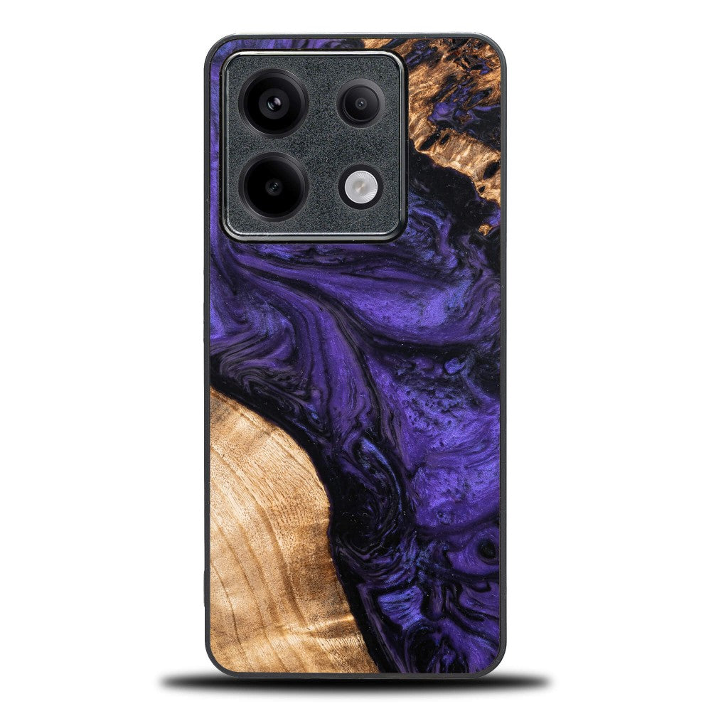 Holzhülle für Xiaomi Redmi Note 13 Pro 5G, Bewood Unique Violet