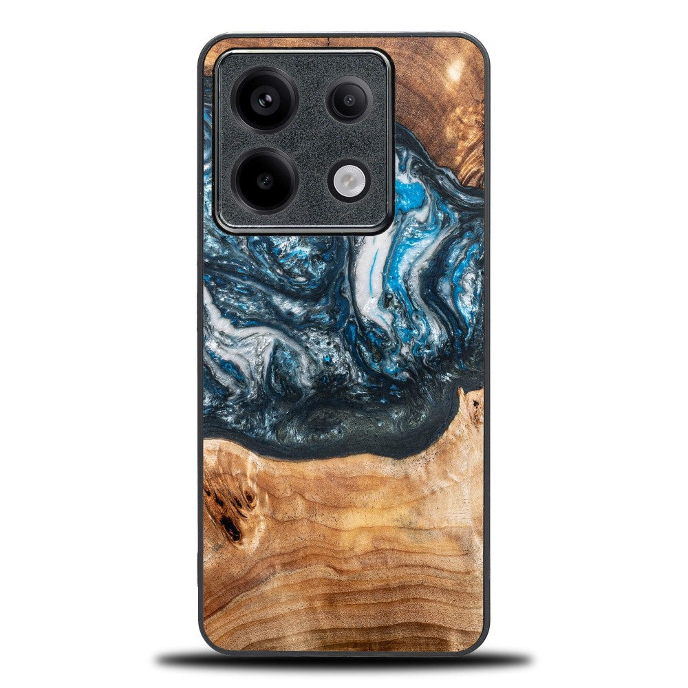 Holzhülle für Xiaomi Redmi Note 13 Pro 5G, Bewood Unique Planets Erde