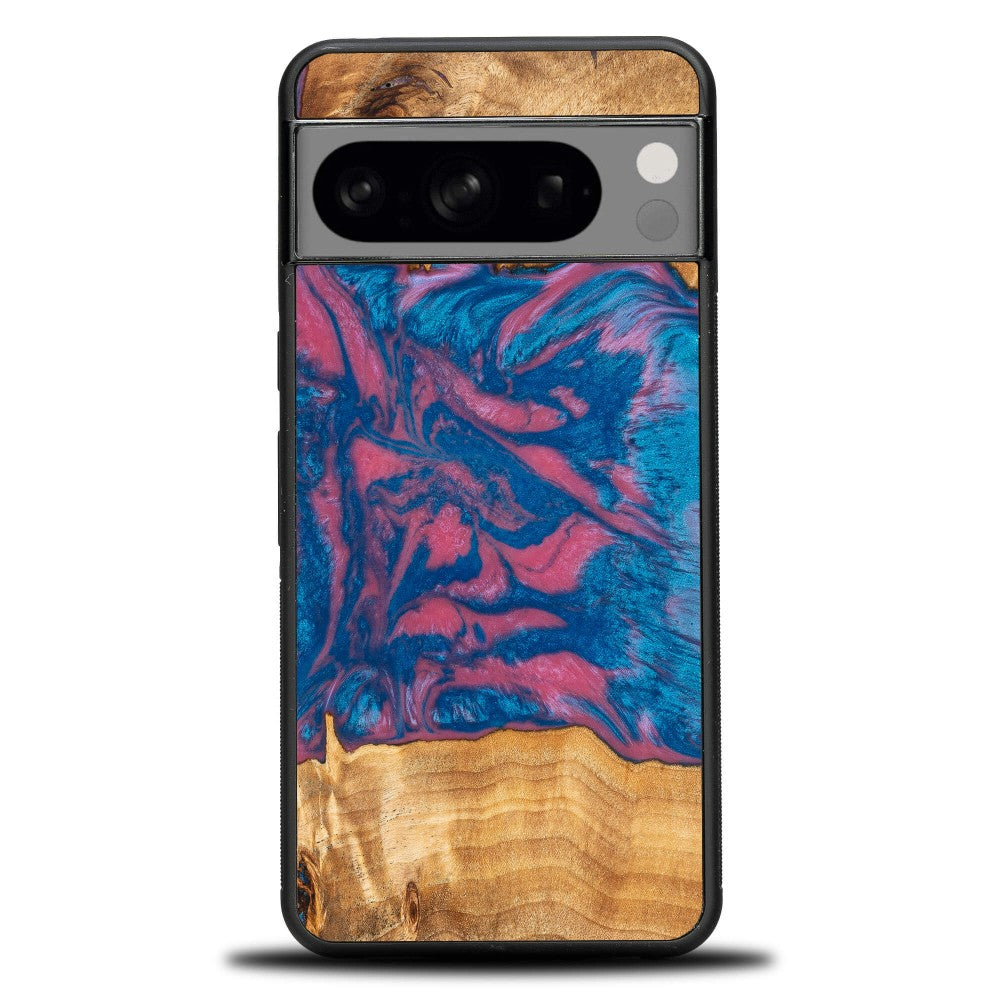 Holzhülle für Google Pixel 8, Bewood Unique Neons Vegas