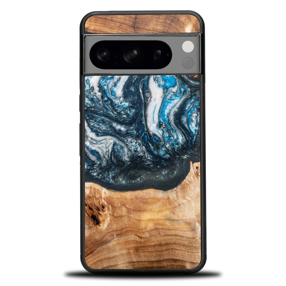 Holzhülle für Google Pixel 8 Pro, Bewood Unique Planets Erde