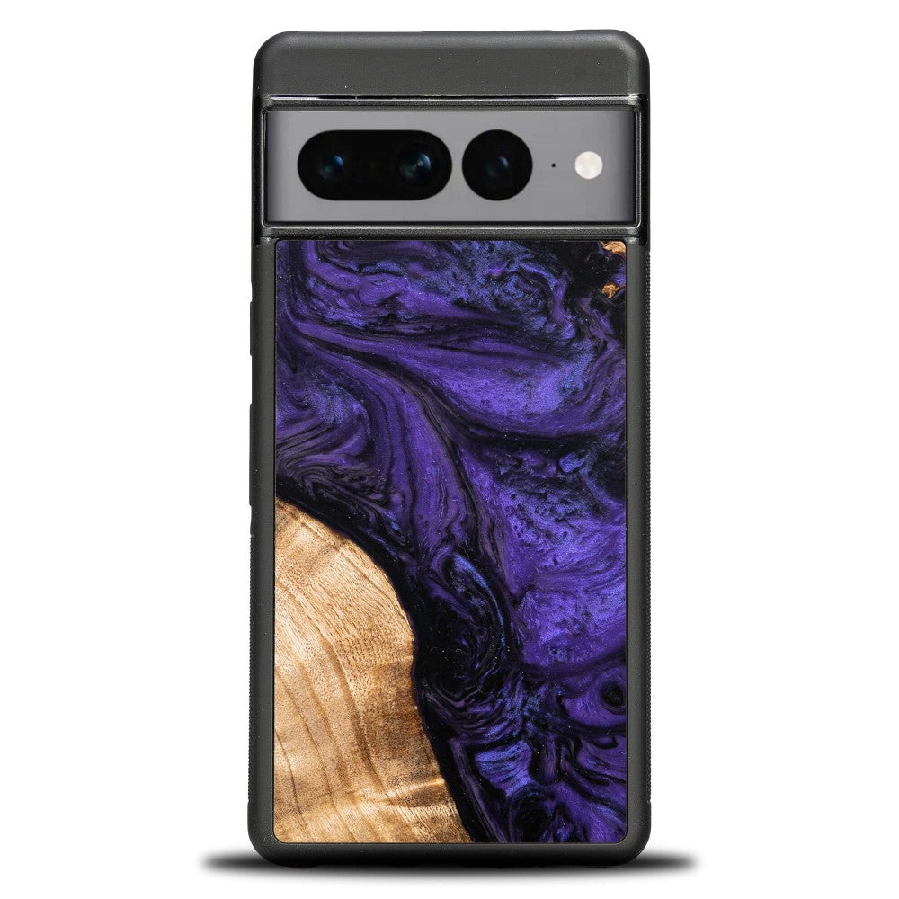Holzhülle für Google Pixel 7, Bewood Unique Violet