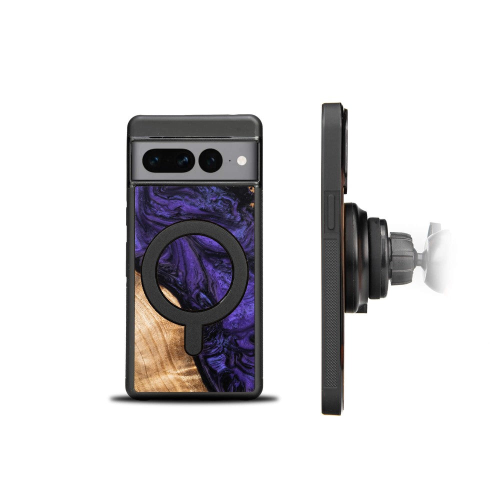 Holzhülle für Google Pixel 7, Bewood Unique Violet