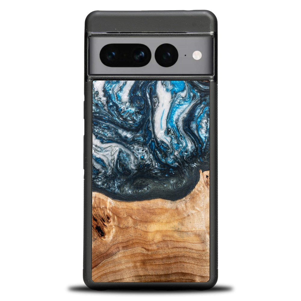 Holzhülle für Google Pixel 7 Pro, Bewood Unique Planets Erde