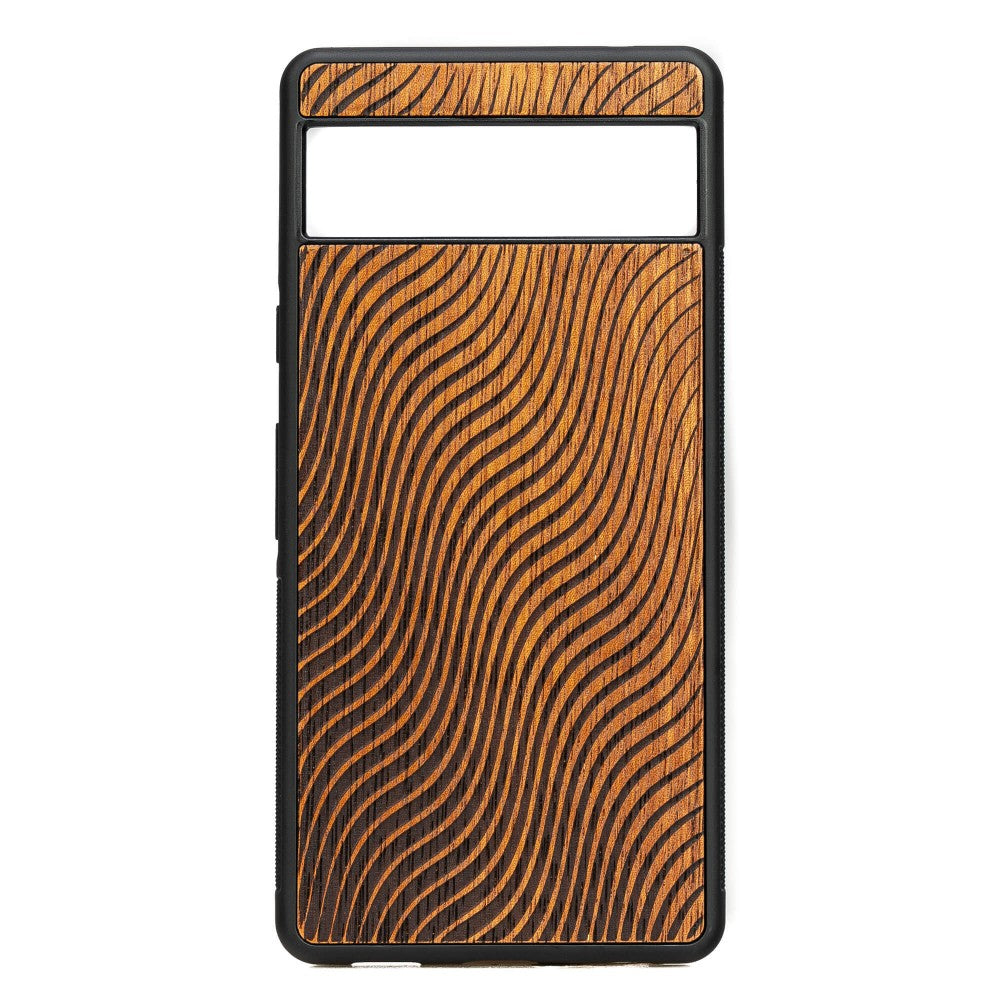 Holzhülle für Google Pixel 7A, Bewood Merbauwellen