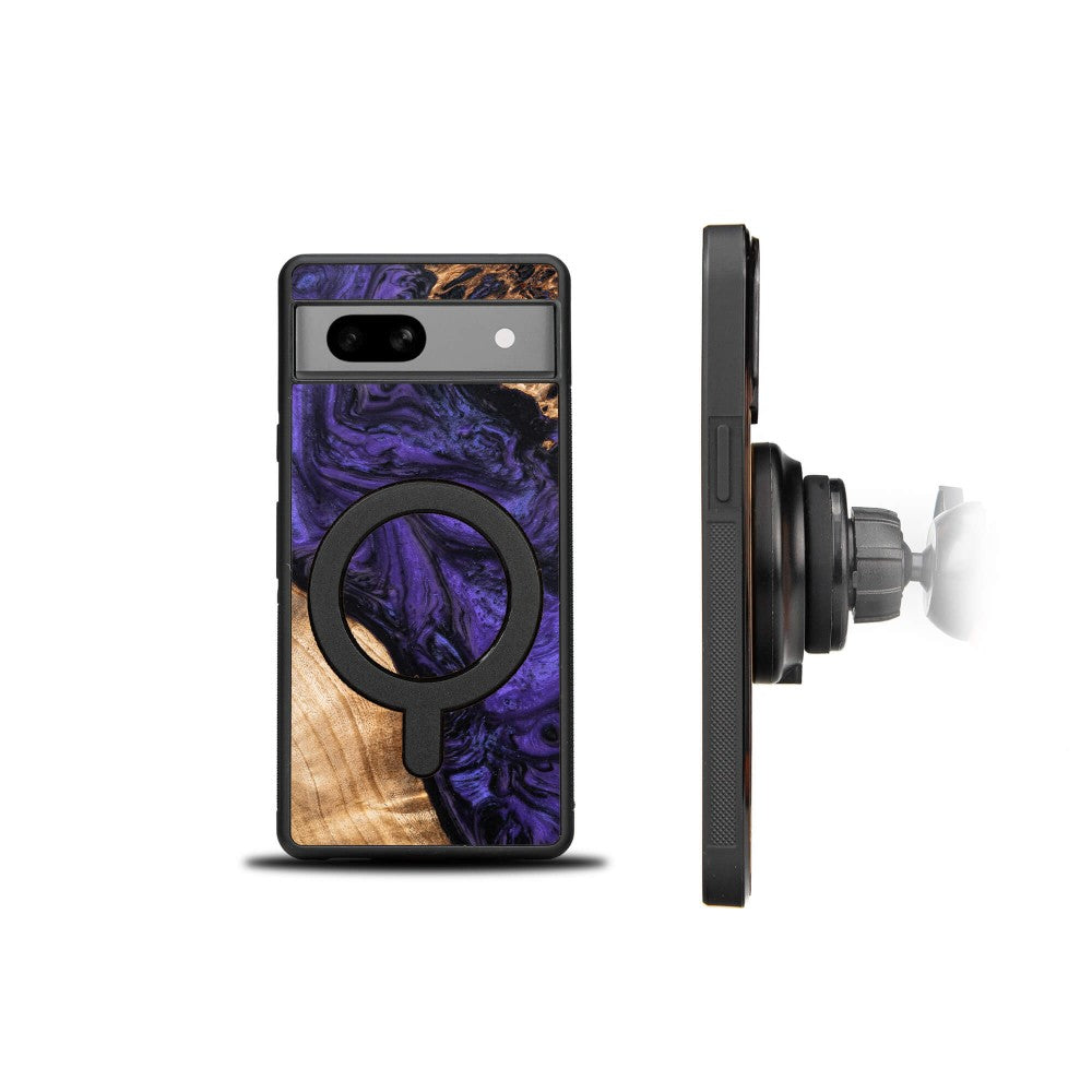 Holzhülle für Google Pixel 7A, Bewood Unique Violet