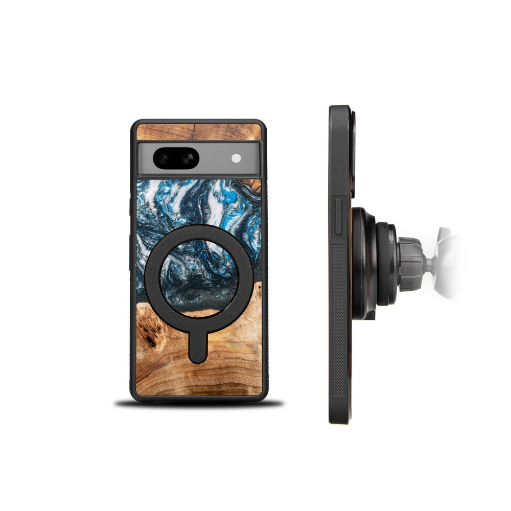 Holzhülle für Google Pixel 7A, Bewood Unique Planets Erde