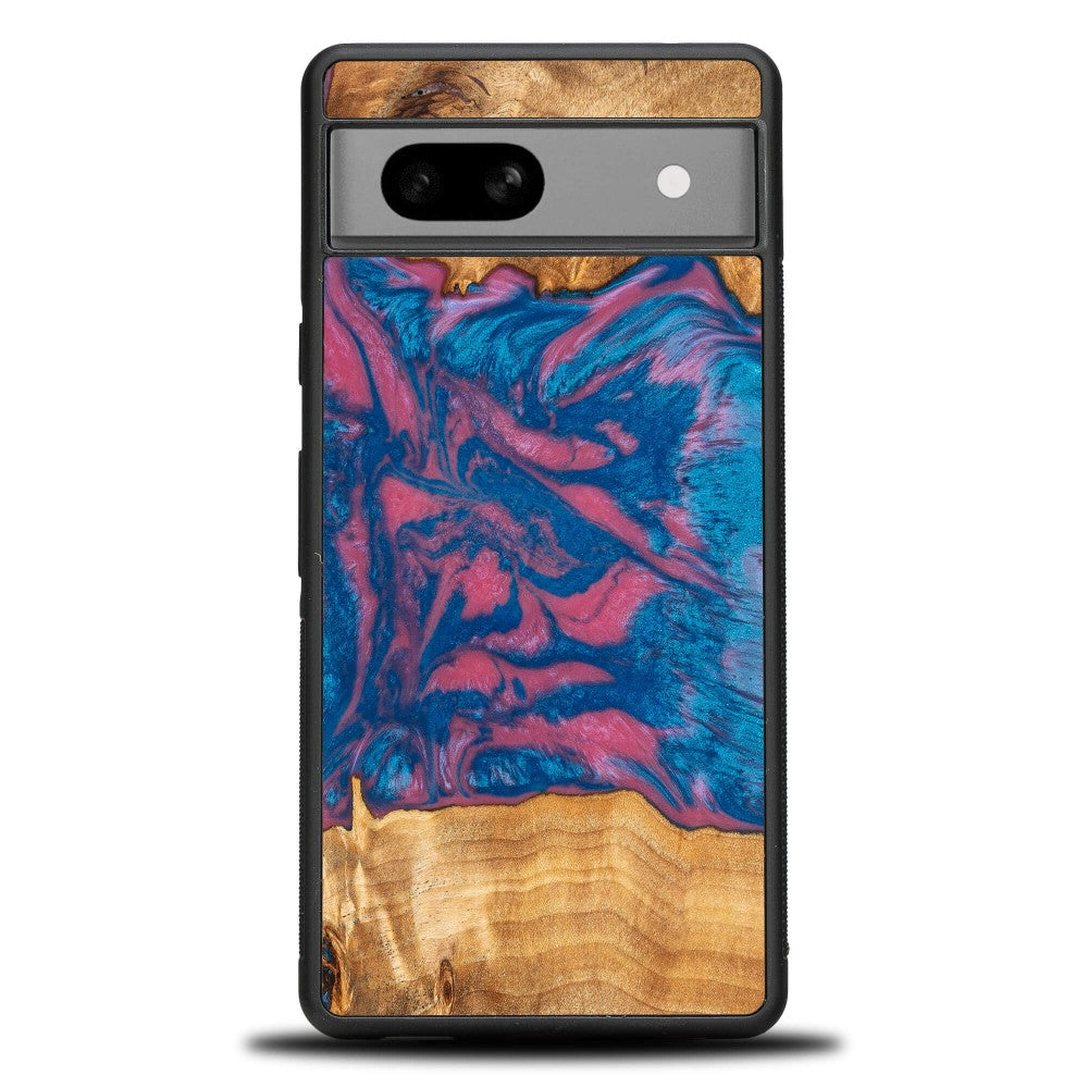 Holzhülle für Google Pixel 7A, Bewood Unique Neons Vegas