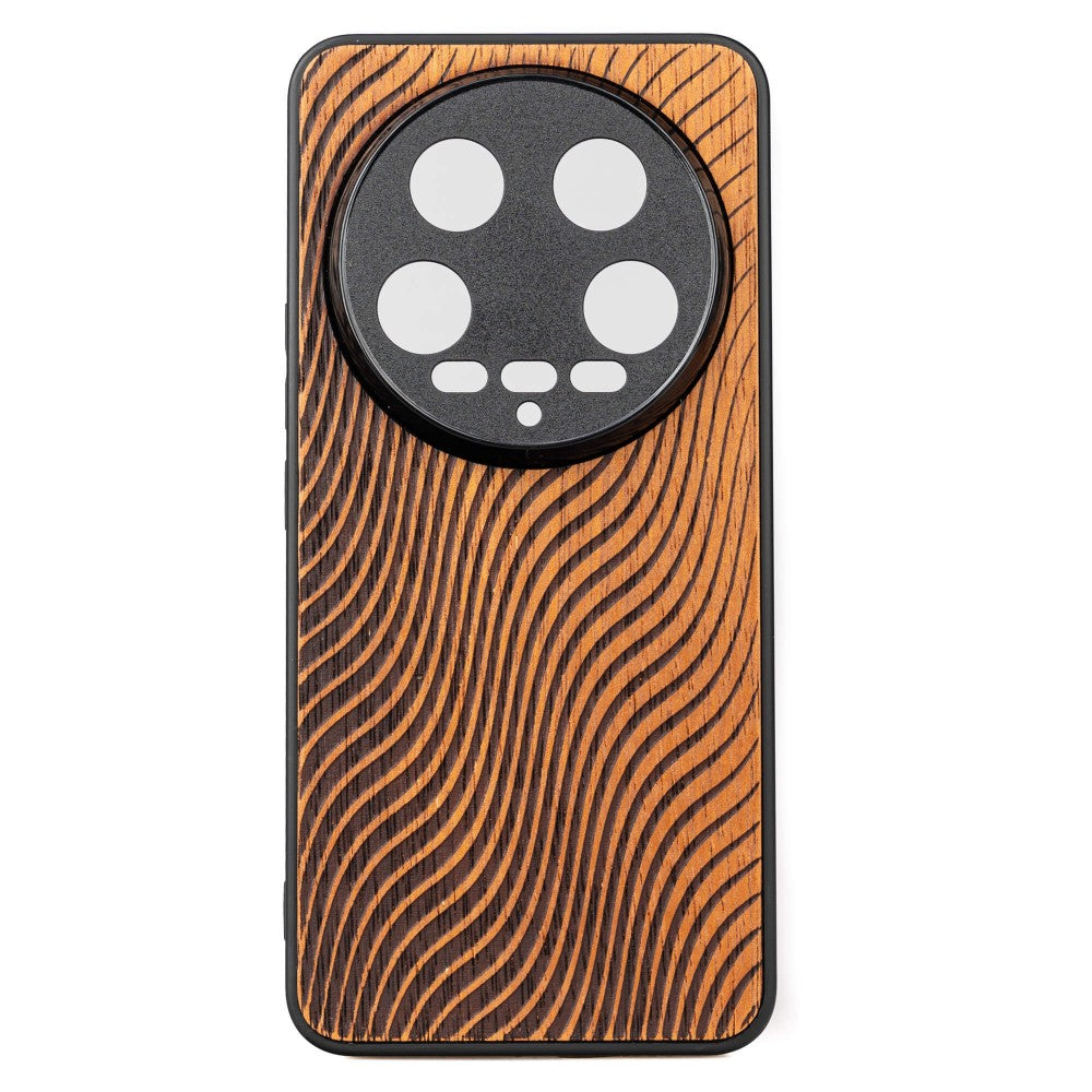 Holzhülle für Xiaomi 14 Ultra, Bewood Merbauwellen