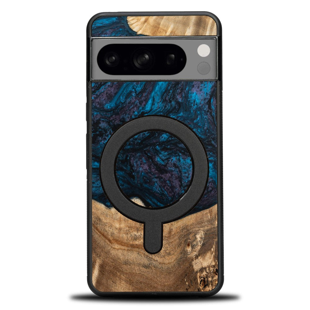 Holzhülle für Google Pixel 8 Pro, Bewood Unique Planets Neptun für MagSafe