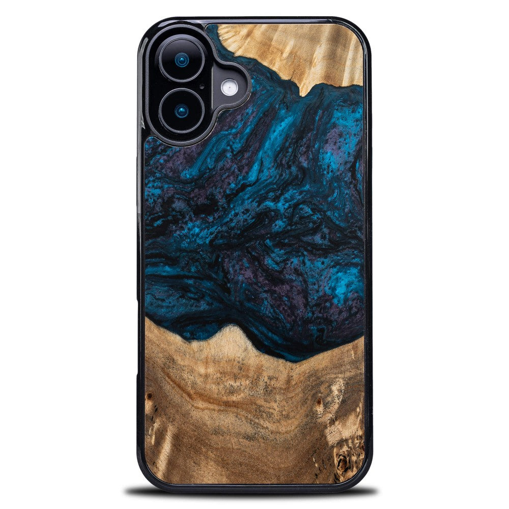 Holzhülle für iPhone 16 Plus, Bewood Unique Planets Neptun