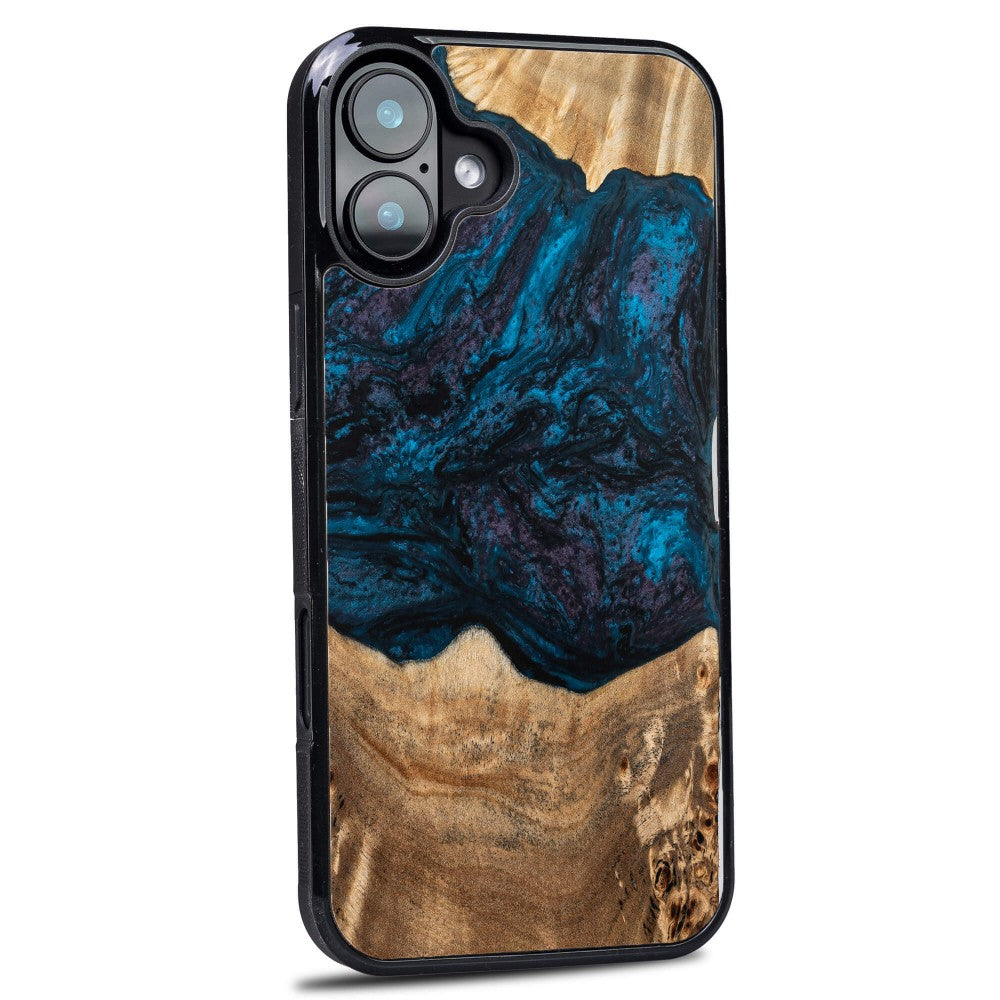 Holzhülle für iPhone 16 Plus, Bewood Unique Planets Neptun
