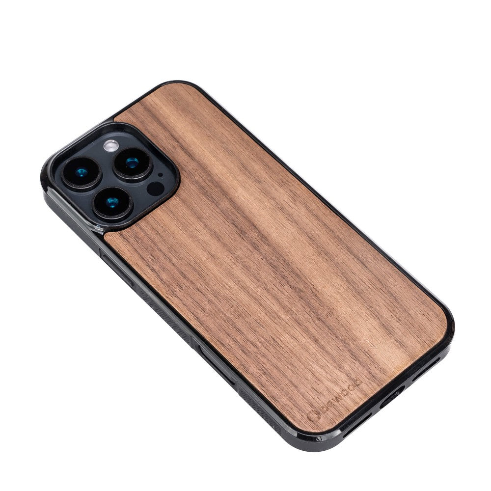 Holzhülle für iPhone 16 Pro Max, Bewood Amerikanischer Nussbaum