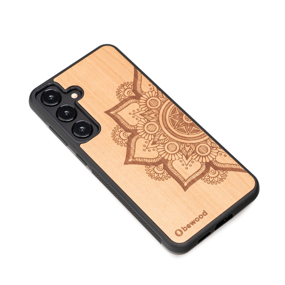 Holzhülle für Galaxy A35 5G, Bewood Apfelbaum Mandala