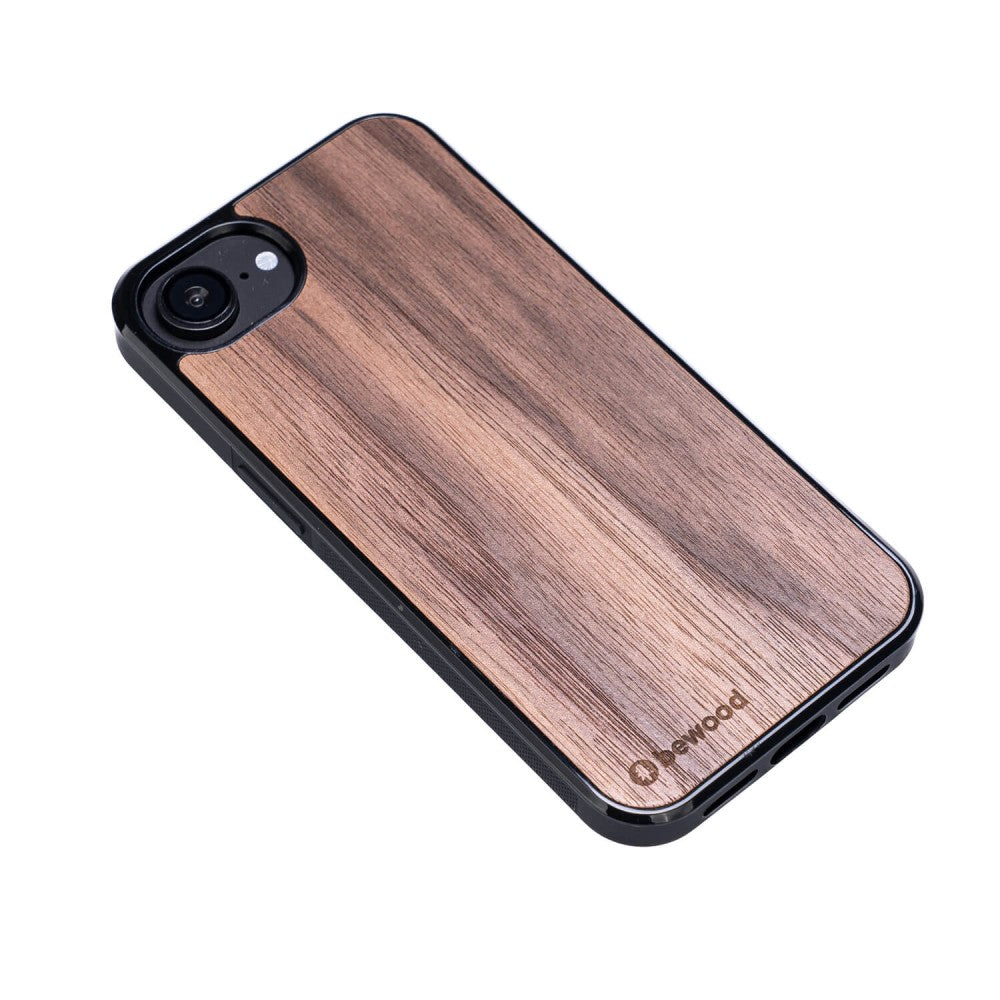 Holzhülle für iPhone 17e / 16e, Bewood Amerikanischer Nussbaum
