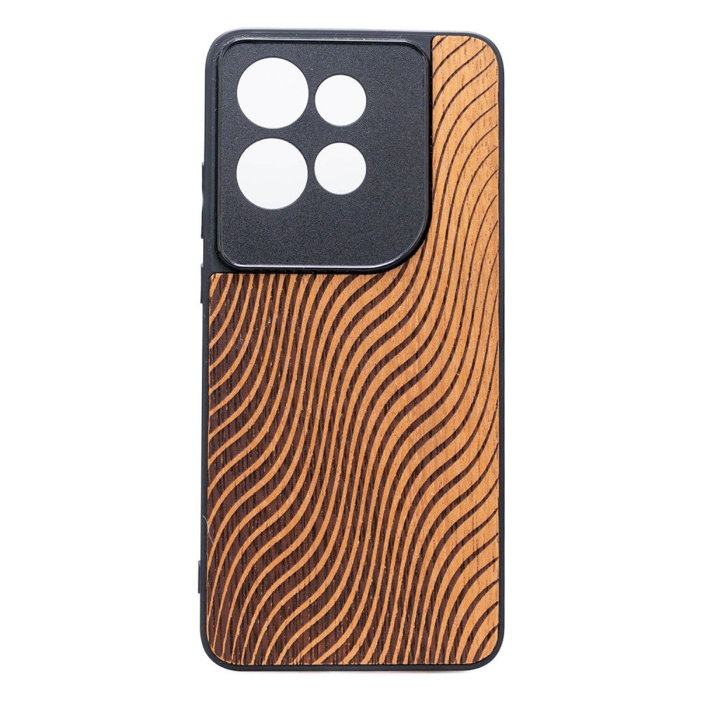 Holzhülle für Motorola Edge 50 Neo, Bewood Merbauwellen