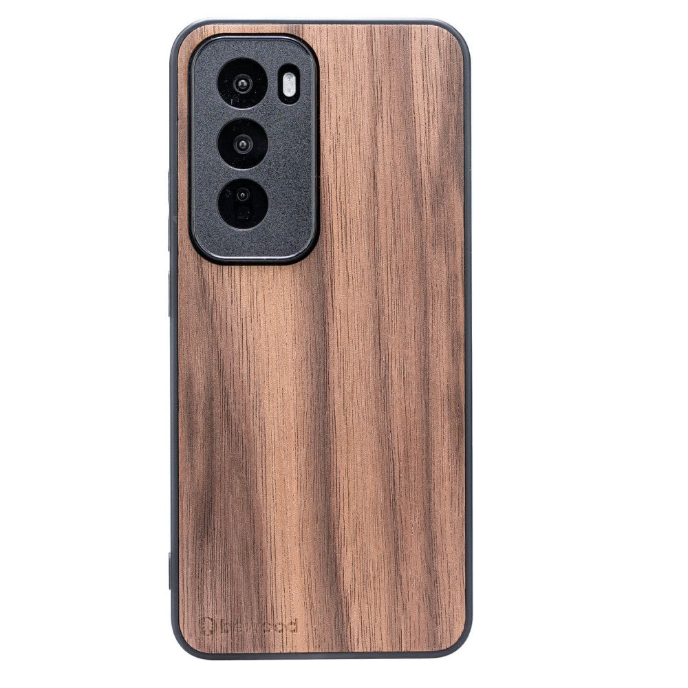 Holzhülle für Oppo Reno 12 Pro, Bewood Amerikanischer Nussbaum
