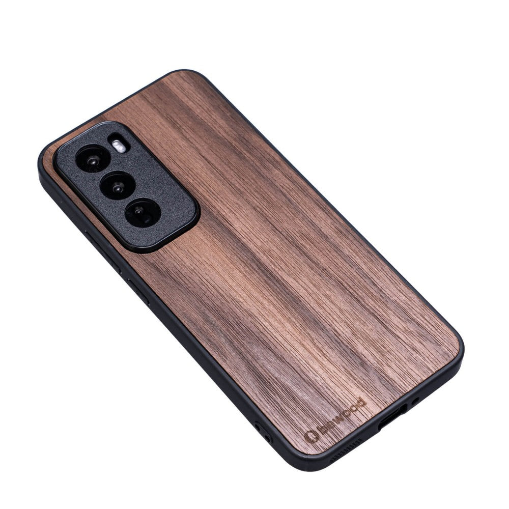 Holzhülle für Oppo Reno 12, Bewood Amerikanischer Nussbaum