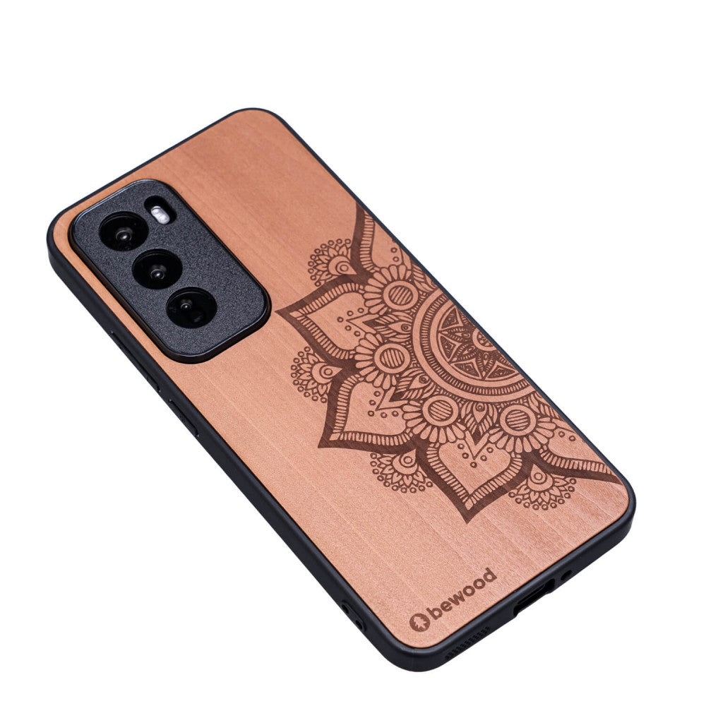 Holzhülle für Oppo Reno 12, Bewood Apfelbaum Mandala