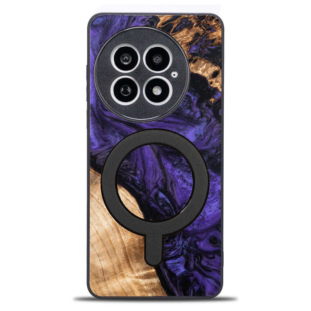 Holzhülle für OnePlus 13, Bewood Unique Violet für MagSafe