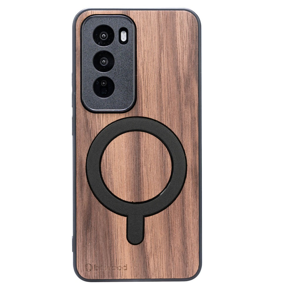 Holzhülle für Oppo Reno 12, Bewood Amerikanischer für MagSafe
