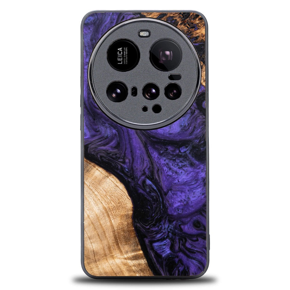 Holzhülle für Xiaomi 15 Ultra, Bewood Unique Violet