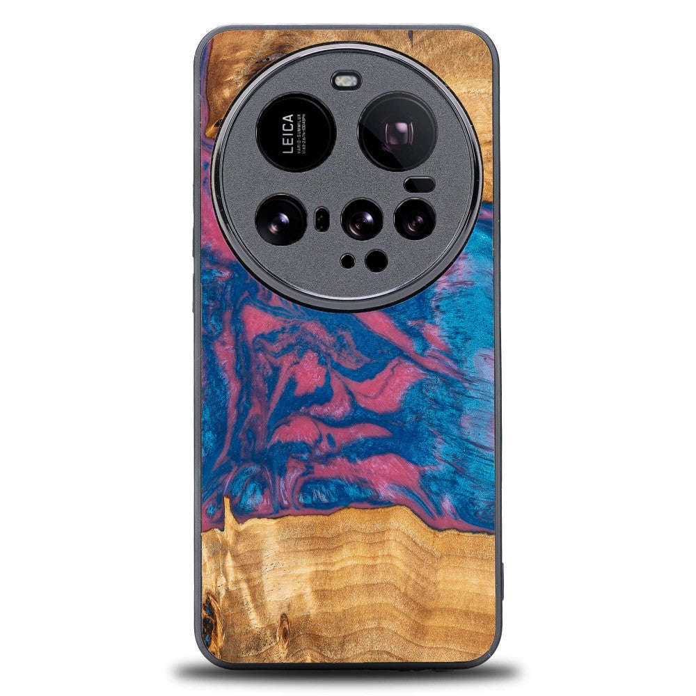 Holzhülle für Xiaomi 15 Ultra, Bewood Unique Neons Vegas