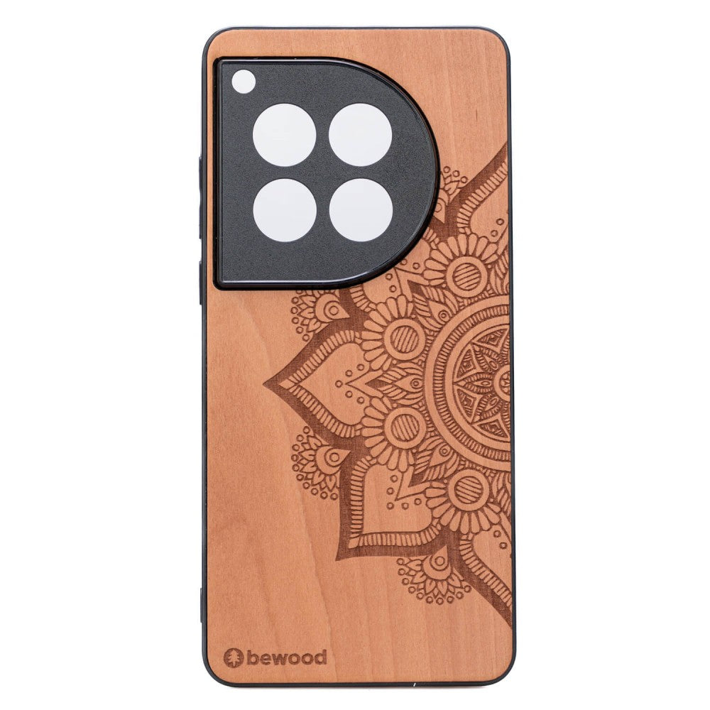 Holzhülle für OnePlus 12, Bewood Apfelbaum Mandala