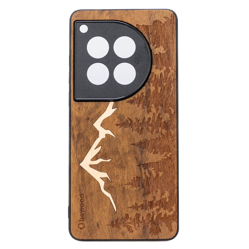 Holzhülle für OnePlus 12, Bewood Imbuia-Gebirge